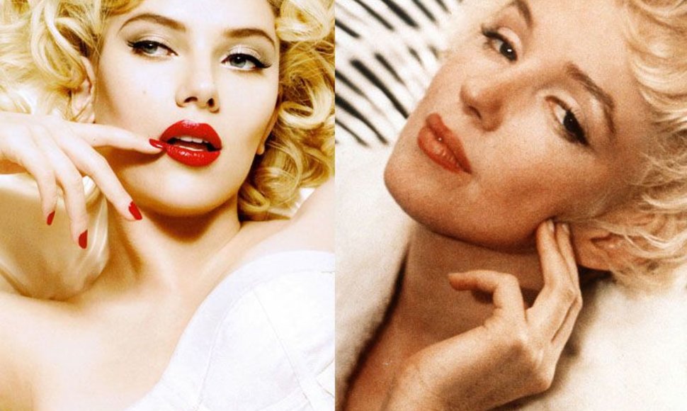 Foto naujienai: Scarlett Johansson ir Marilyn Monroe. Jos iš tiesų labai panašios