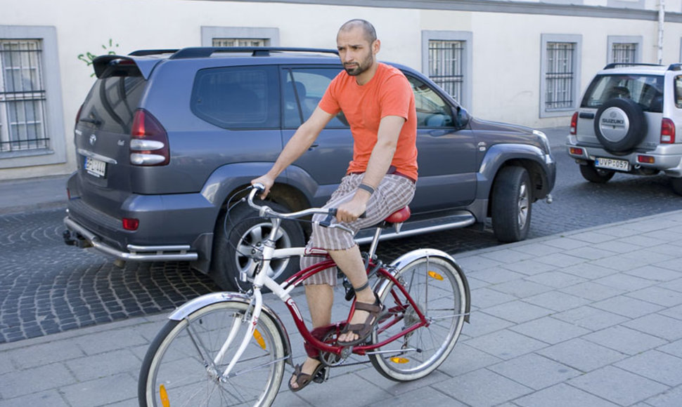 Foto naujienai: Vietoje automobilių – dviračiai