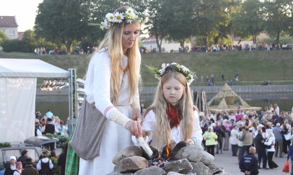 Joninių &scaron;ventės Klaipėdoje akimirkos