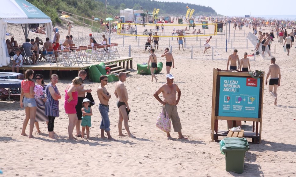 Palanga sulaukė vasarotojų antplūdžio