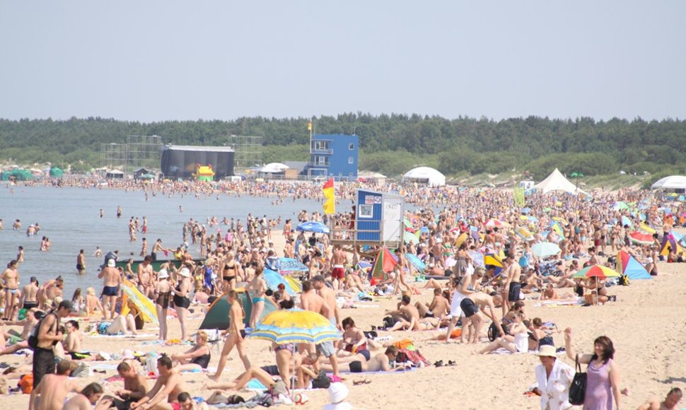 Palanga sulaukė vasarotojų antplūdžio