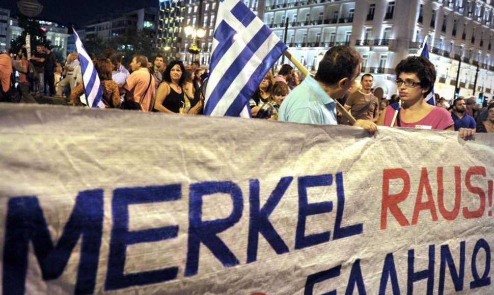 Demonstracijos Graikijoje