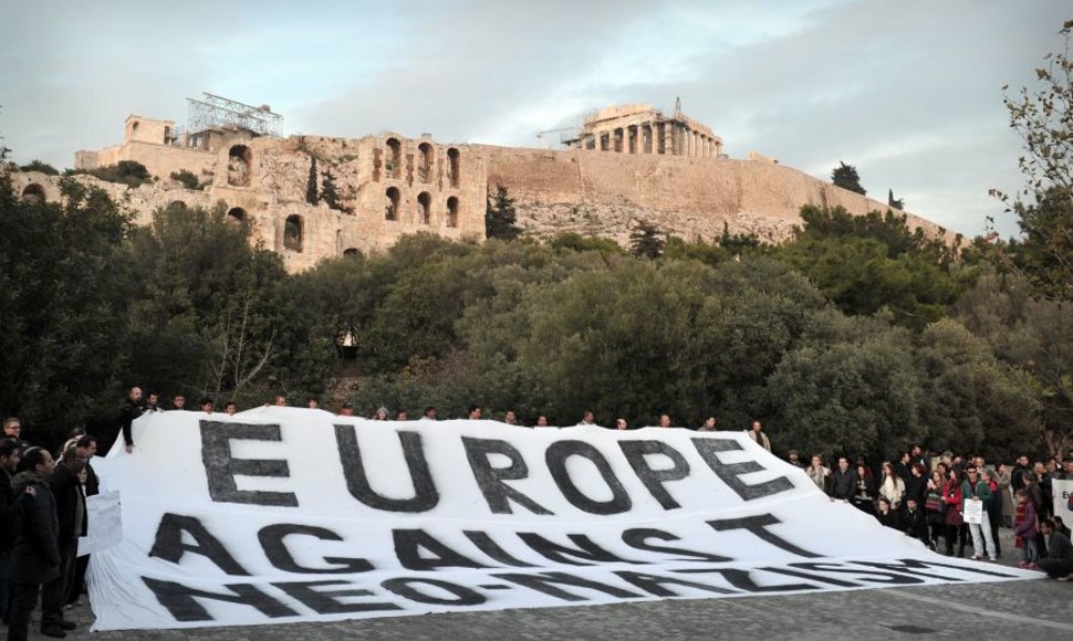 Europoje vykęs protestas prieš neonacius.