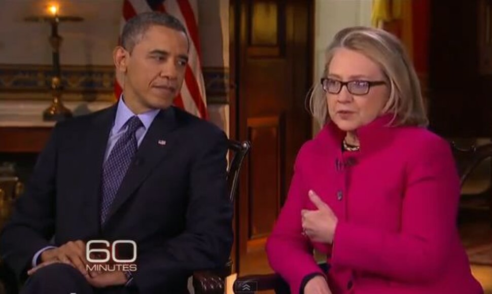 Hillary Clinton ir Barackas Obama davė pirmą interviu kartu.