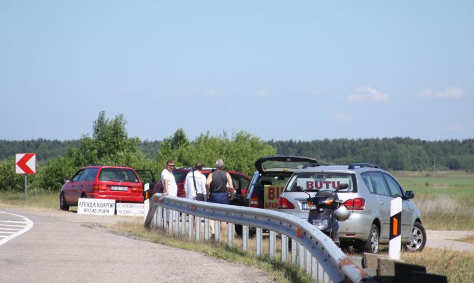 Vietų, kur apsitoti Palangoje dar tikrai yra.