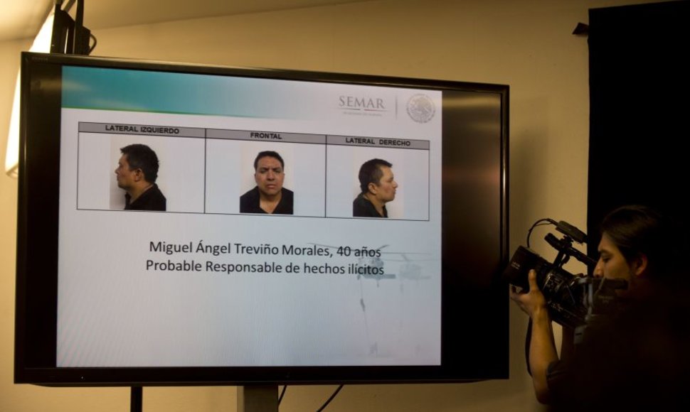 Narkotikų kartelio „Zetas“ lyderis Miguelis Angelas Trevino Moralesas