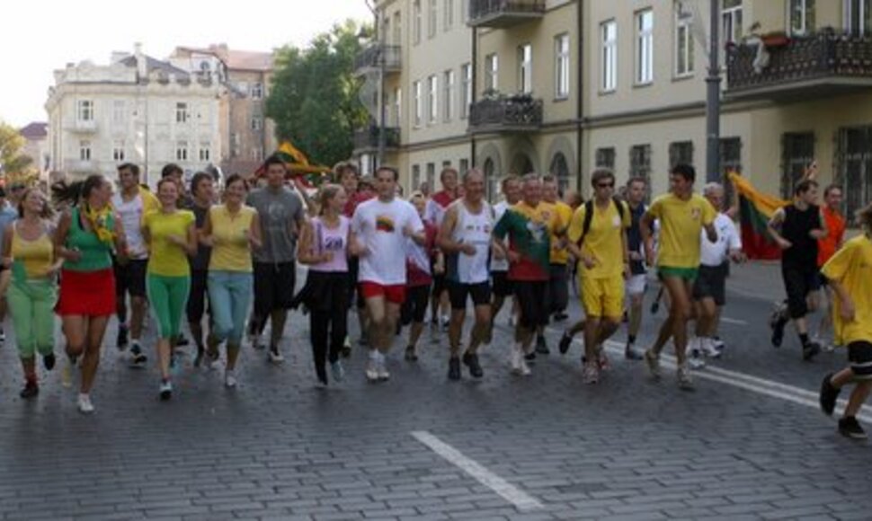Susivienijimo bėgimo "Širdis plaka Baltijai" akimirkos