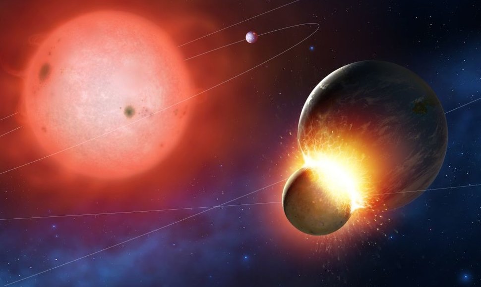 Saulei iš raudonosios milžinės virstant baltąja nykštuke ji praras didžiąją dalį savo masės ir visos planetos nutols. Tai gali destabilizuoti jų orbitas ir planetos gali vienos su kitomis susidurti. 