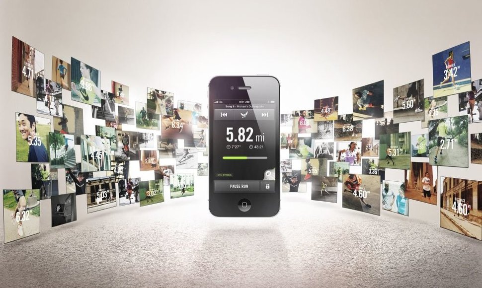 Programėlė išmaniesiems telefonams „Nike+ Running App“