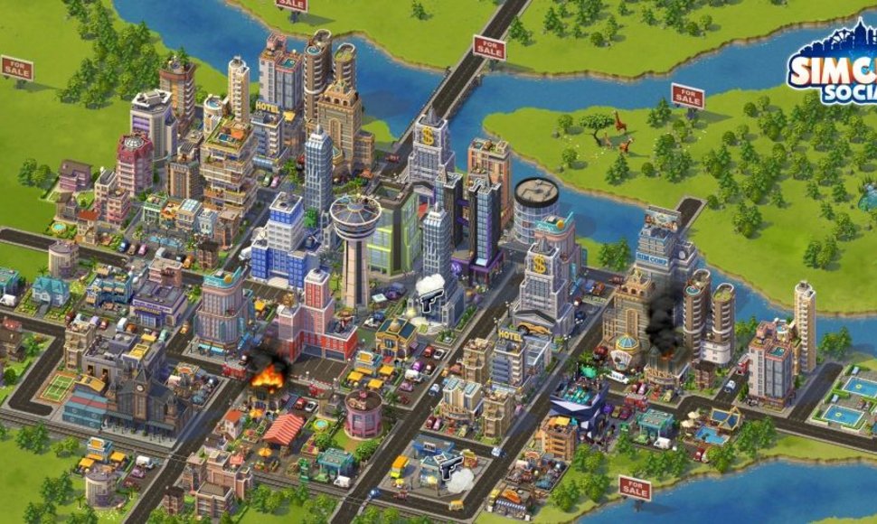 Žaidimas „SimCity Social“