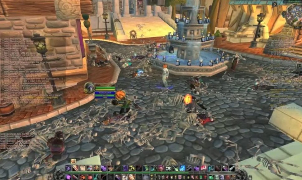 Programišių atrasta klaida žaidime „World of Warcraft“ leido jiems kapinėmis paversti didžiausius žaidimo miestus. 