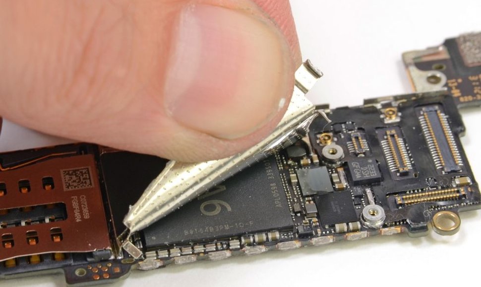 Mikroprocesorius „Apple A6“, naudojamas telefone „iPhone 5“.
