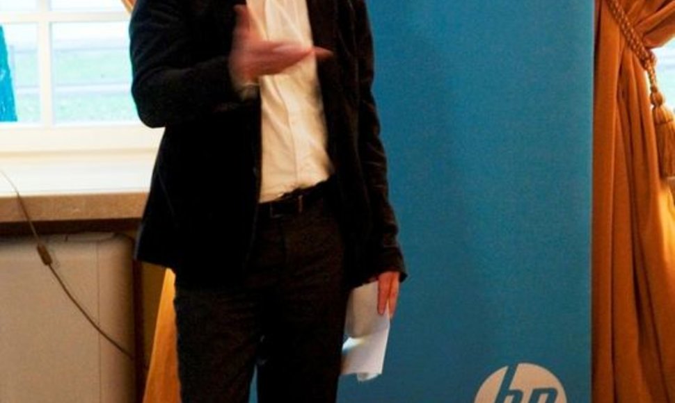 Kompanijos „Hewlett-Packard“ Technologijų vadovas Wilfriedas Grommenas.