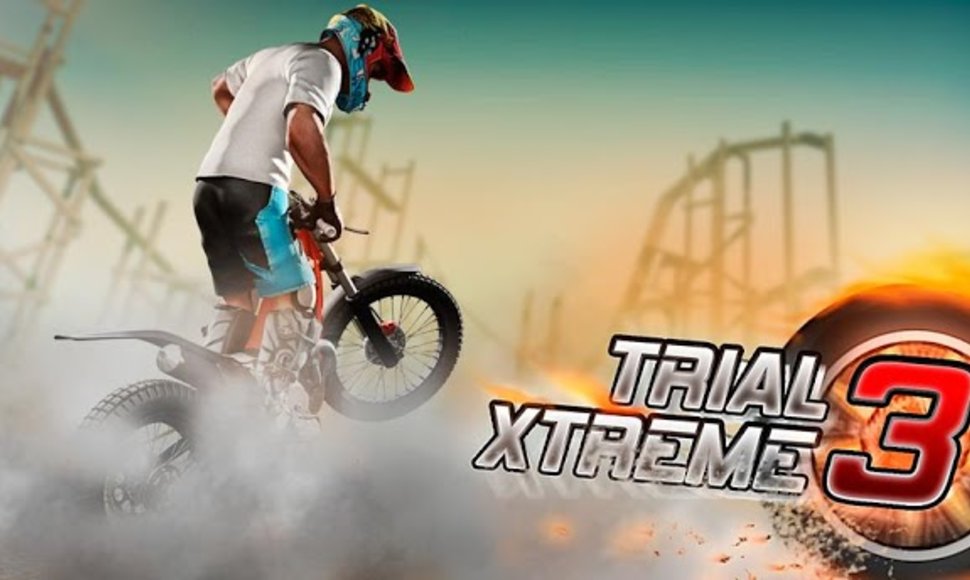 Mobilioji aplikacija „Trial Xtreme 3“