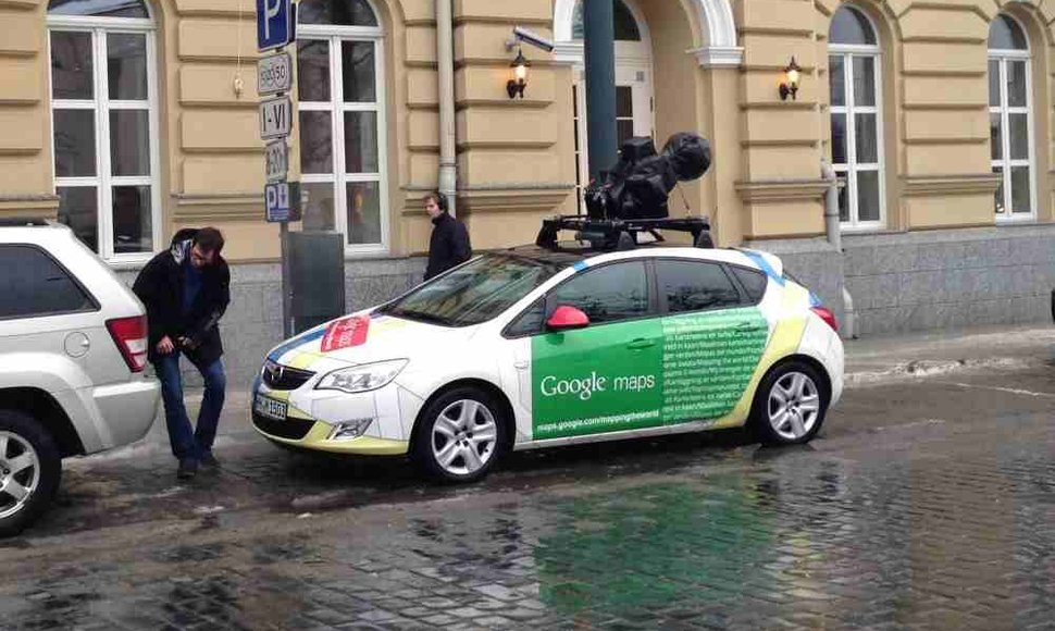 Tokie „Google“ automobiliai fotografavo Lietuvos gatves „Street View“ projektui