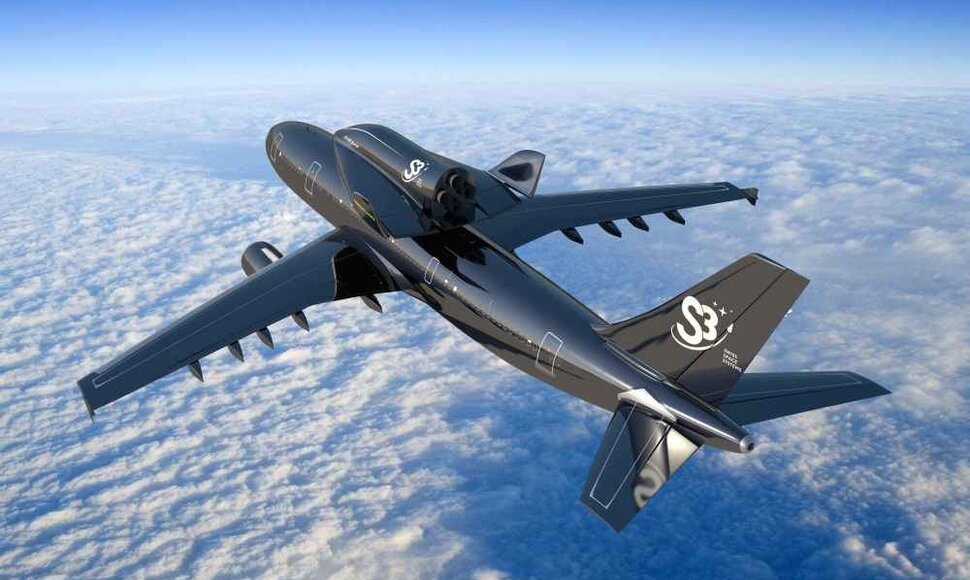 Kosminį &bdquo;S3&ldquo; keltą su jo viduje esančiu palydovu į didelį auk&scaron;tį nuskraidins komercinis lėktuvas &bdquo;Airbus A300&ldquo;.