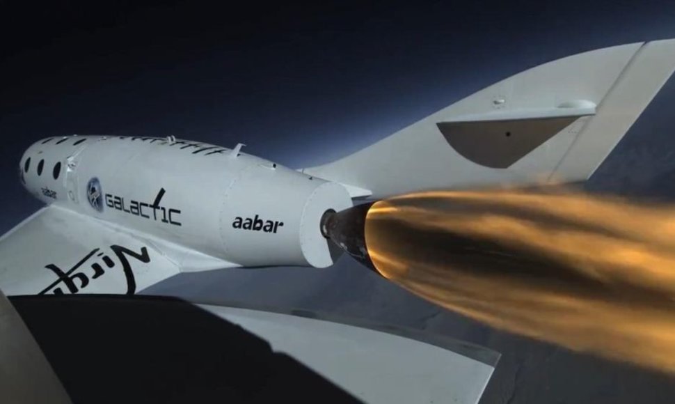 Kompanijos „Virgin Galactic“ turistinis kosmoso erdvėlaivis „SpaceShipTwo“