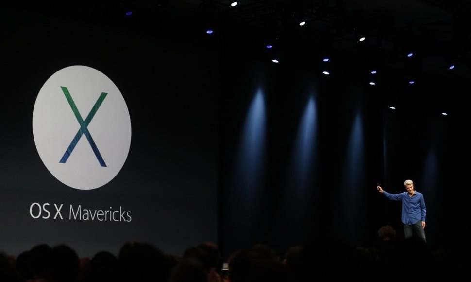 „Apple“ pristatė atnaujintą operacinę sistemą „OS X Mavericks“