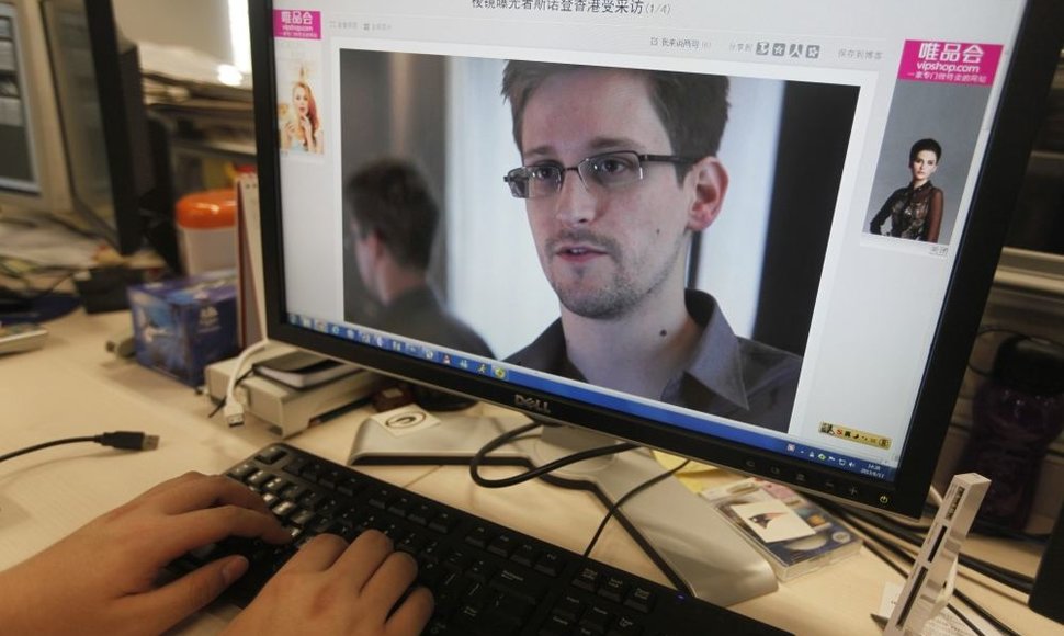 Buvęs JAV Centrinės žvalgybos valdybos analitikas Edwardas Snowdenas