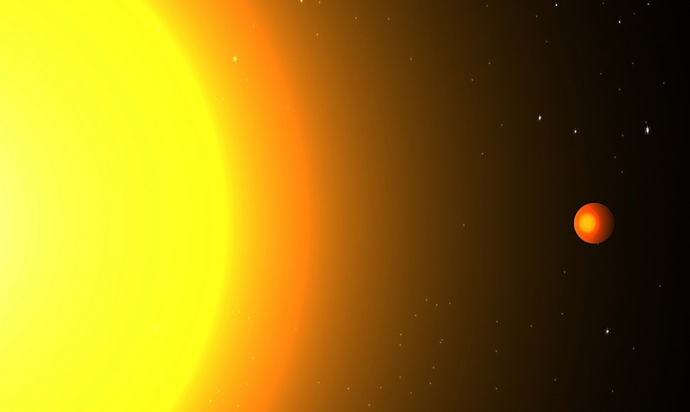 Egzoplaneta „Kepler 78b“ savo žvaigždę apskrieja vos per 8,5 valandos.