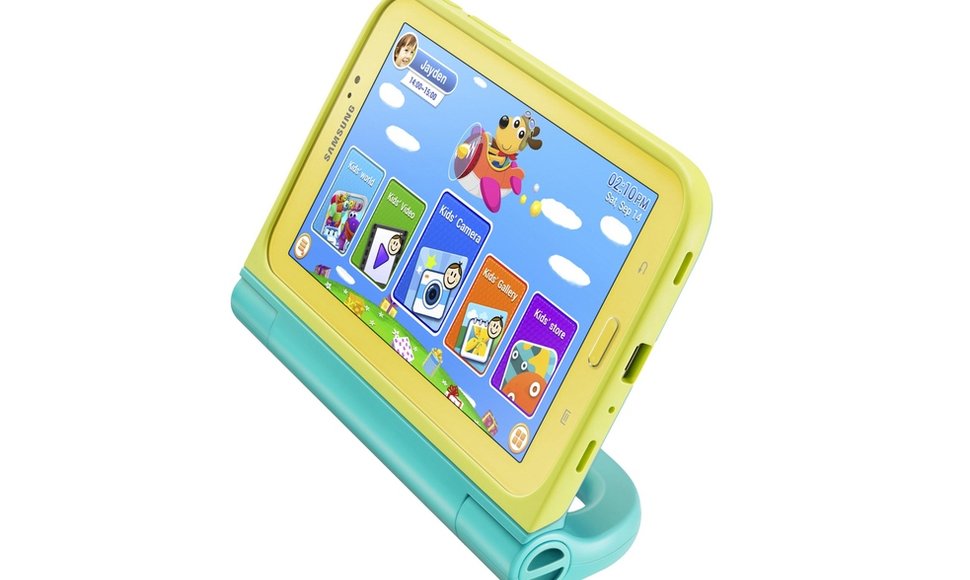 Vaikams skirtas planšetinis kompiuteris „Galaxy Tab 3 Kids“.