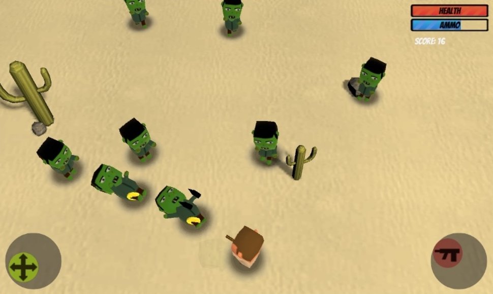 Žaidimas „Desert Zombies“