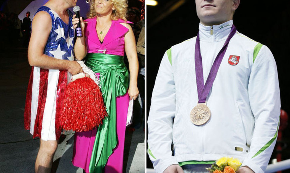 Susilažinęs su Evaldu Petrausku, Arūnas Valinskas pažadėjo pasipuošti suknele, kaip 2008-aisiais, jei boksininkas grįš su medaliu.