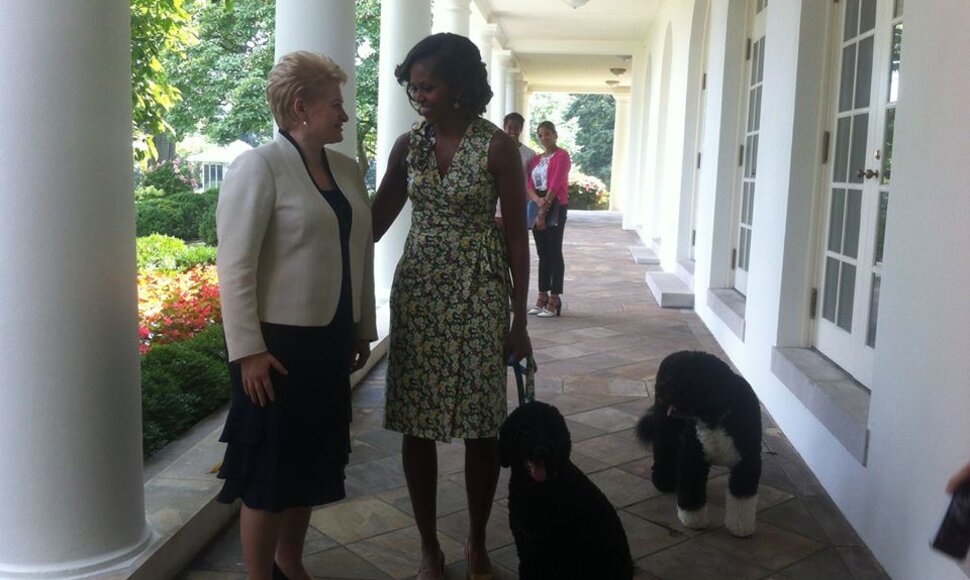 Prezidentė Dalia Grybauskaitė ir pirmoji JAV ponia Michelle Obama