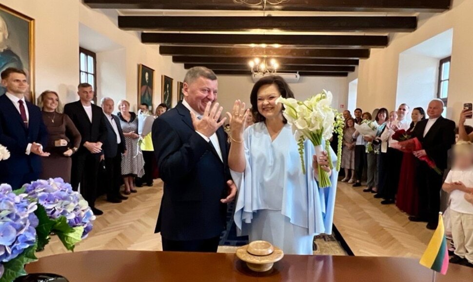 Valentino Tamulio ir Skaidrės Olberkaitės vestuvės