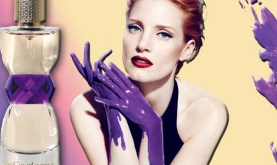 Jessica Chastain „Yves Saint Laurent“ reklamoje