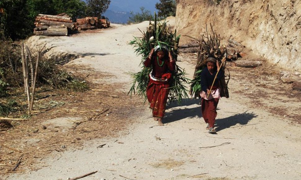 Vietinės Nepalo moterys