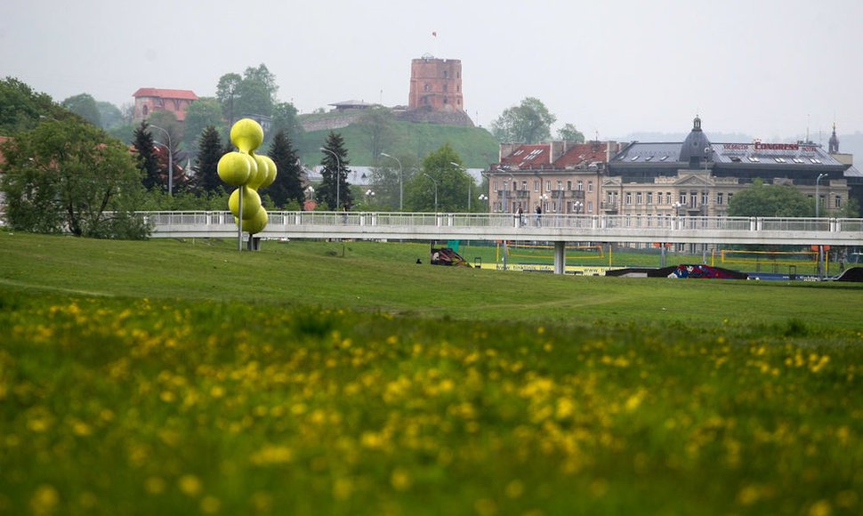 Vilnių atgaivino pavasarinis lietus