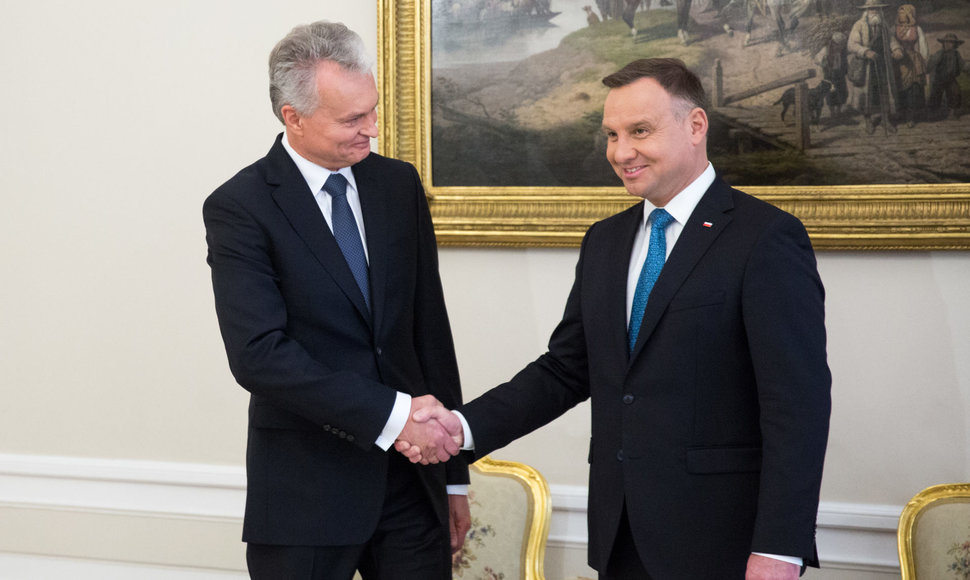 Gitano Nausėdos susitikimas su Andrzejumi Duda