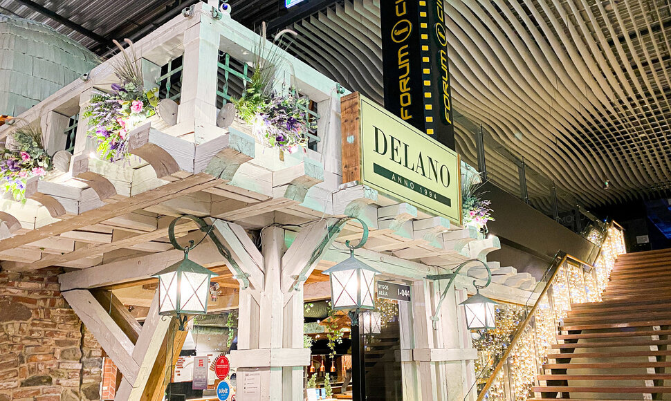 Restoranas &bdquo;Delano&ldquo; Vilniaus &bdquo;Akropolyje&ldquo;