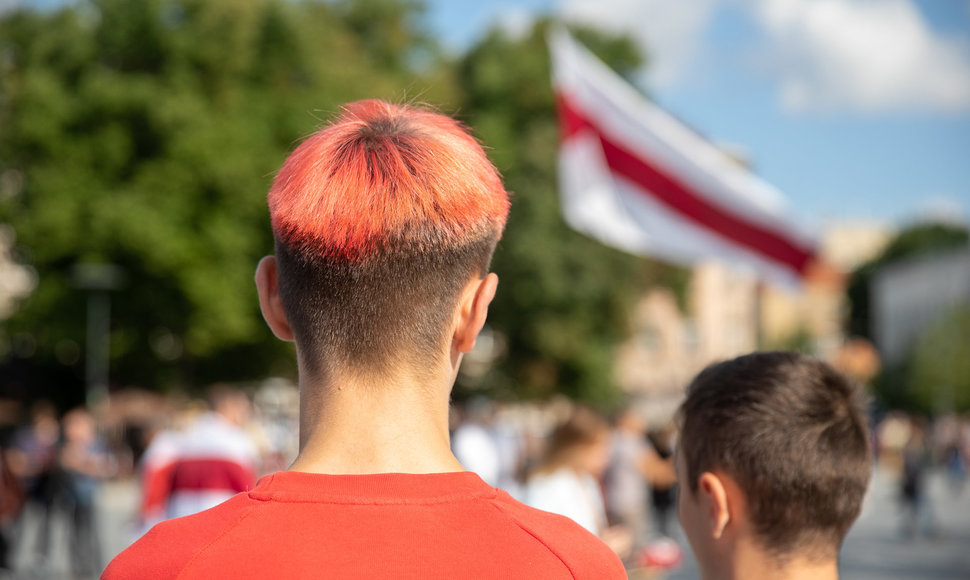 Baltarusijos demokratinės opozicijos palaikymo akcija „Vieni metai po revoliucijos“