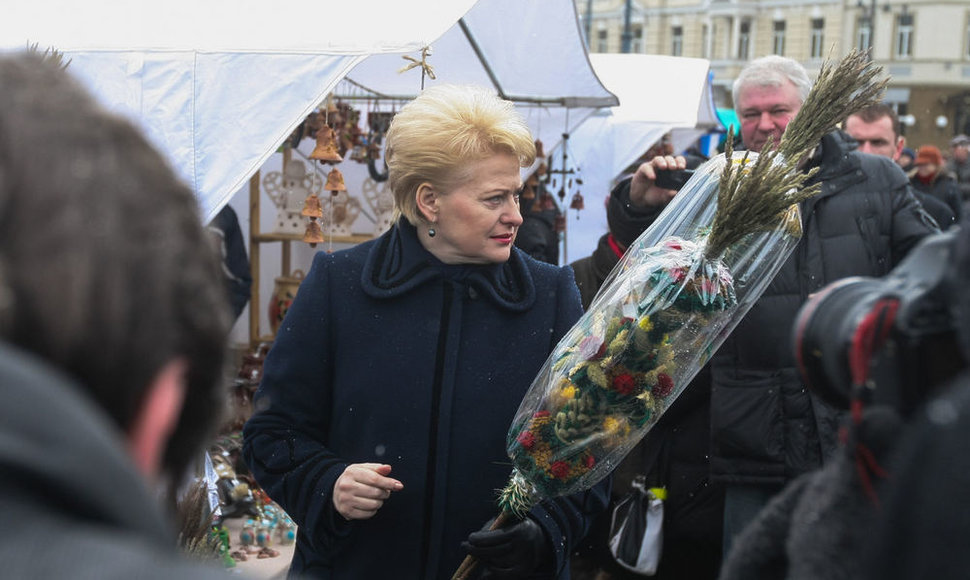 Prezidentė D.Grybauskaitė Kaziuko mugėje