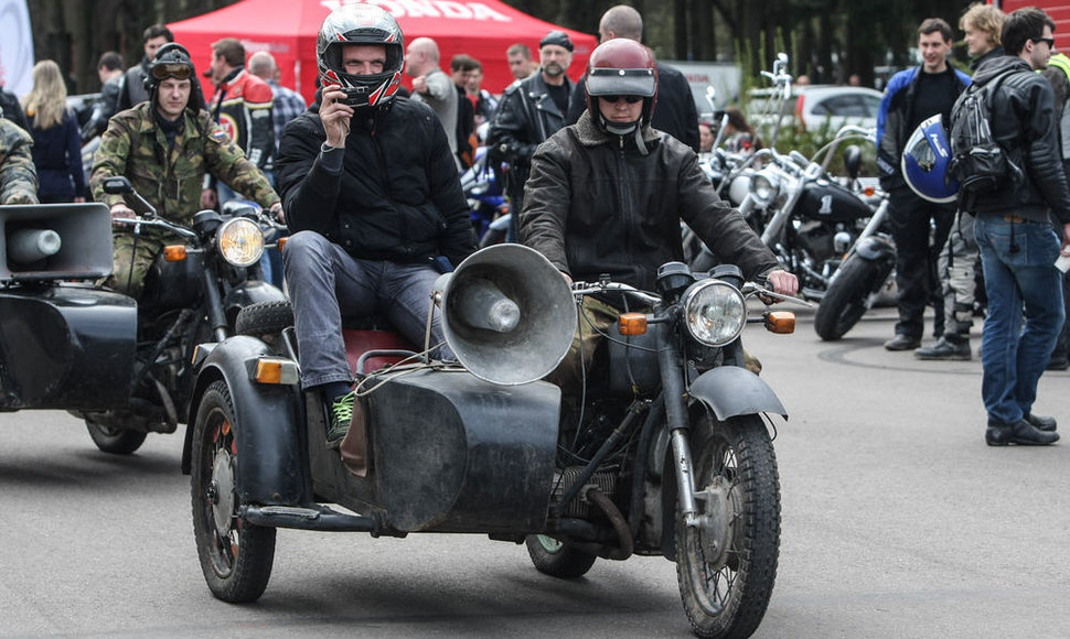 Vilniuje atidarytas baikerių sezonas