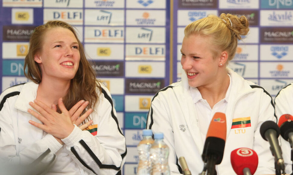 Rūta Meilutytė Vilniaus oro uoste
