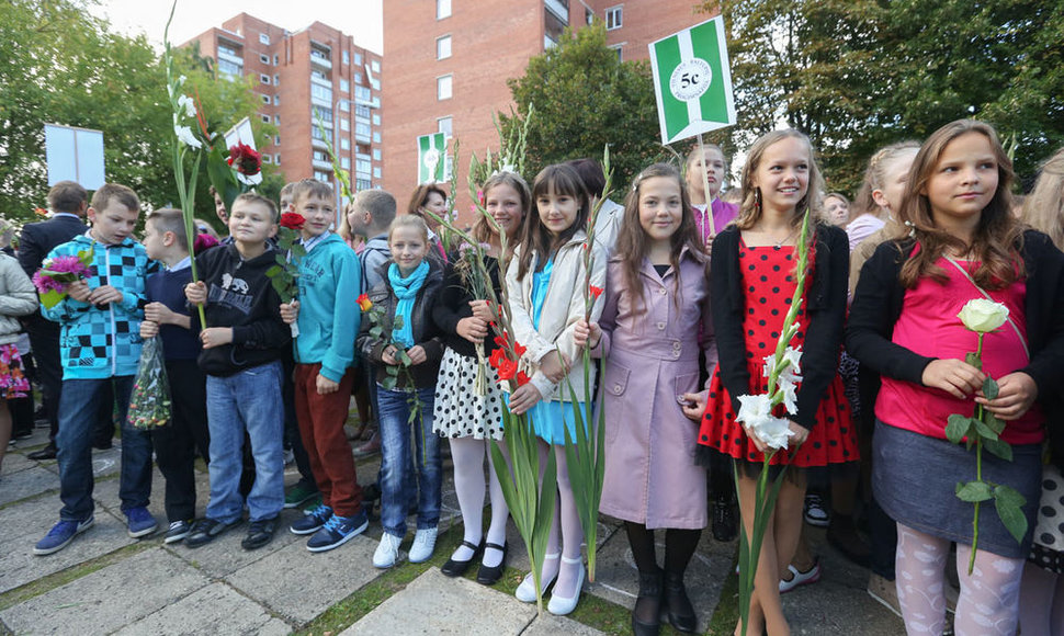 Mokslo metų pradžia Vilniaus Baltupių progimnazijoje