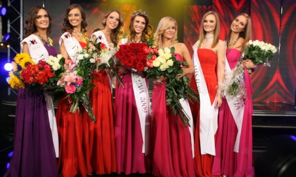 Grožio konkurso „Mis Lietuva 2009“ akimirkos.
