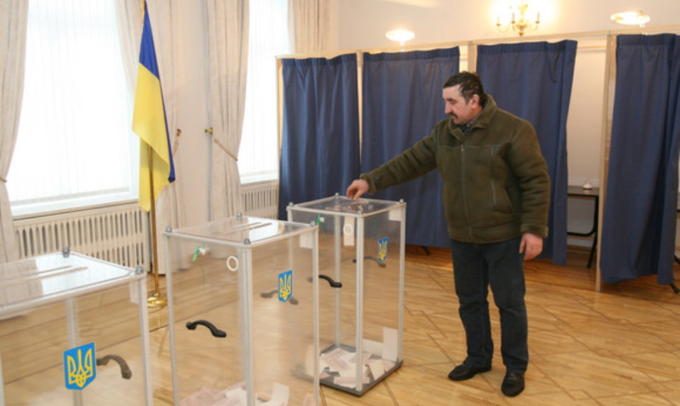 Ukrainos prezidento rinkimai Vilniuje