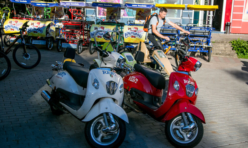 Motorolerių nuoma Palangoje