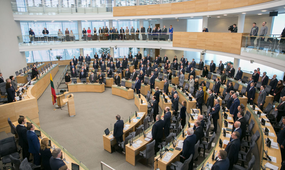 Seimas šeštadienį susirinko į pirmąjį pavasario sesijos posėdį