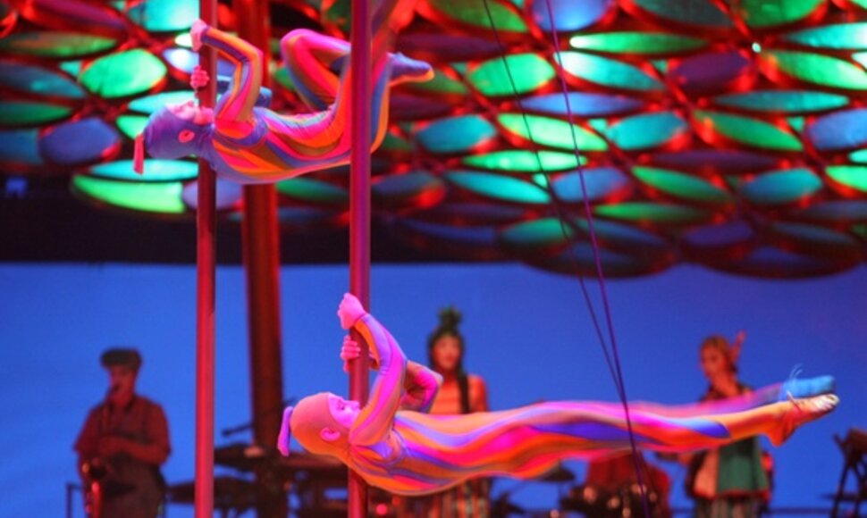  &bdquo;Cirque du Soleil&ldquo; pasirodymo Vilniuje akimirka