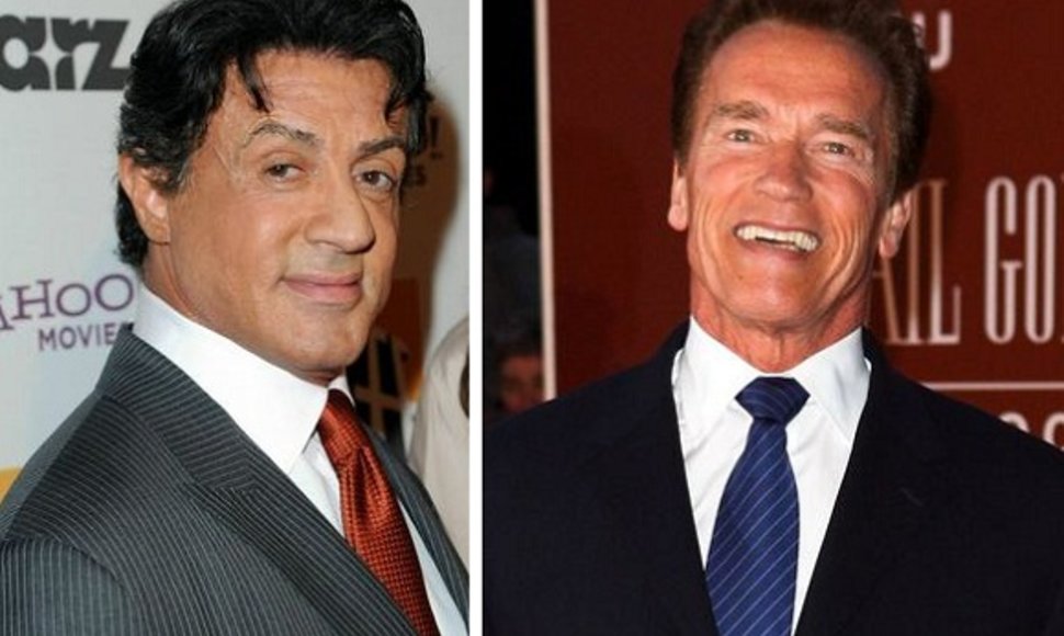Arnoldas Schwarzeneggeris ir Sylvesteris Stallone