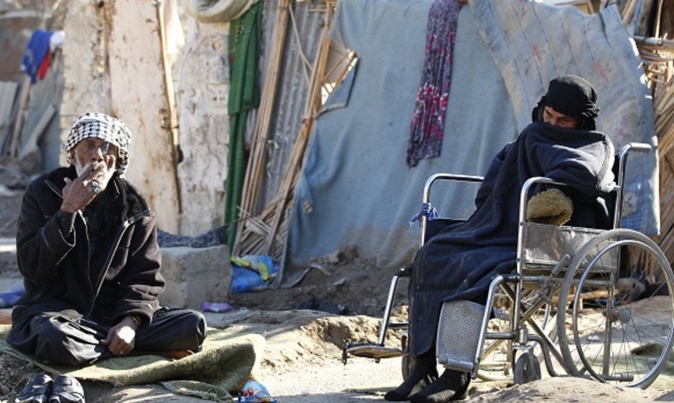 Irakiečiai, priversti palikti savo namus ir skursti