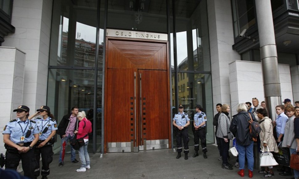 Teismas, kuriame už uždarų durų vyksta Anderso Behringo Breiviko išklausymas