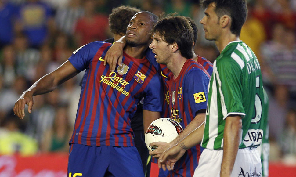 Seydou Keita ir Lionelis Messi