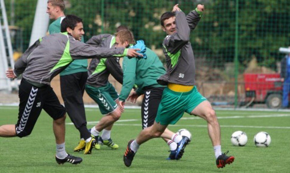 „Žalgirio“ futbolininkai sugrįžo į treniruotes.