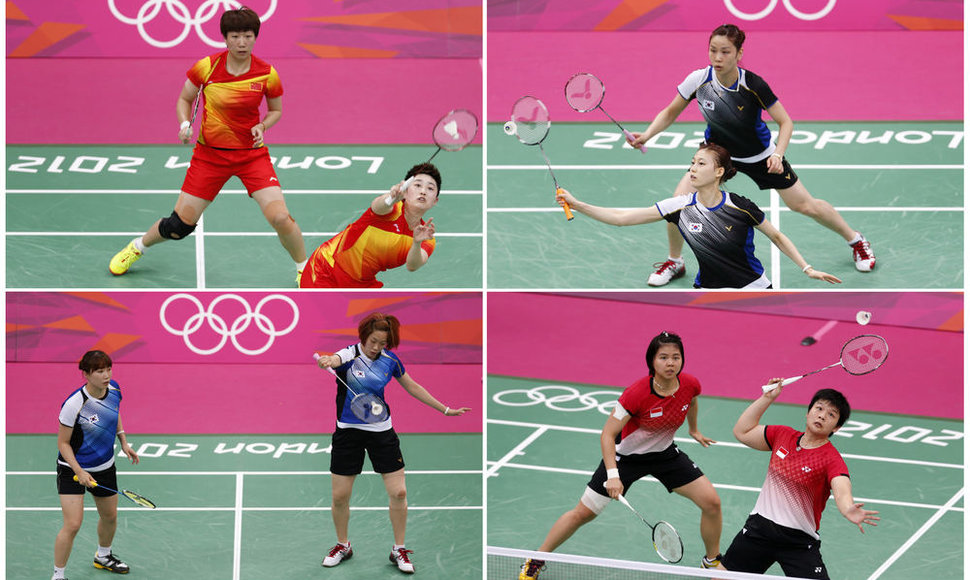 Iš olimpinių žaidynių pašalintos net aštuonios badmintonininkės.